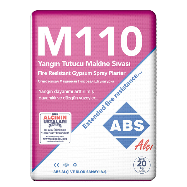 M110 Yangın Tutucu Makine Sıva Alçısı