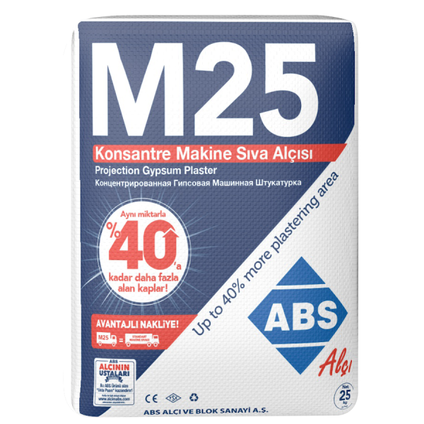 M25 Konsantre Makine Sıva Alçısı